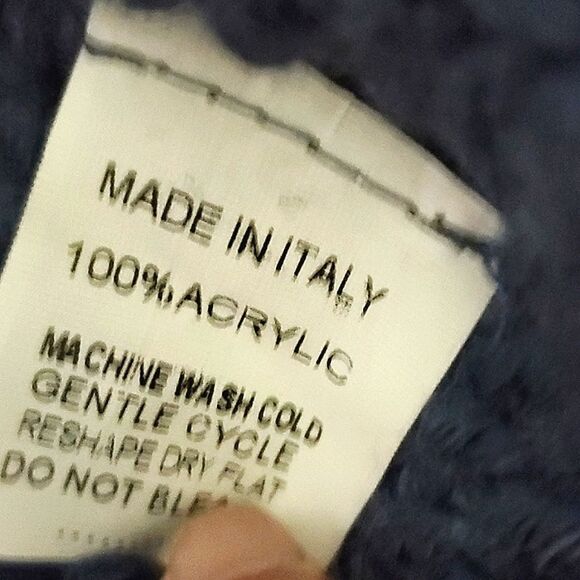 American Eagle Blue Gray Boho Lagenlook Oversized Beachy Open Knit Sweater - Picture 10 of 11